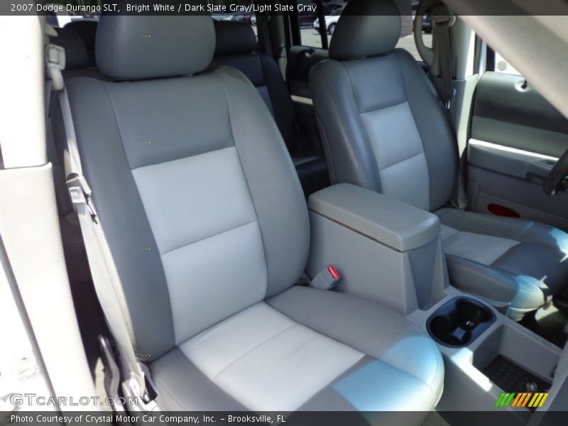 Bright White / Dark Slate Gray/Light Slate Gray 2007 Dodge Durango SLT