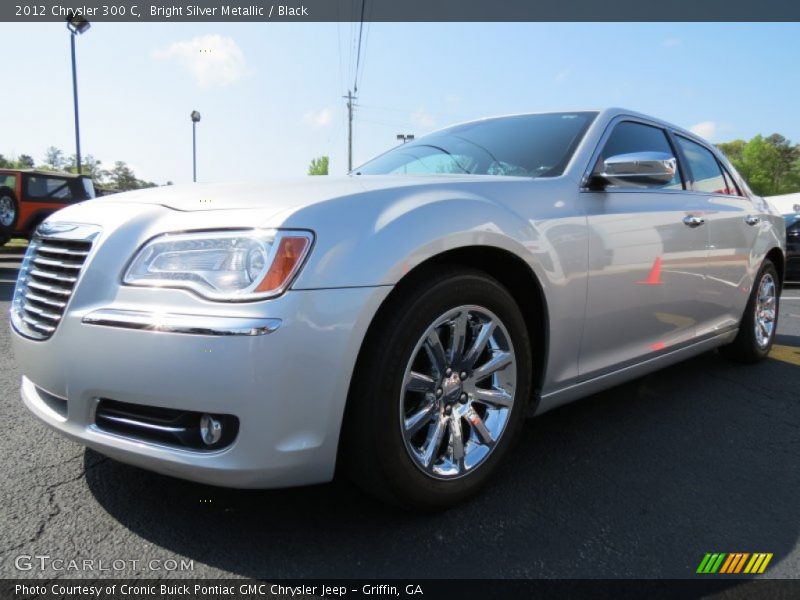 Bright Silver Metallic / Black 2012 Chrysler 300 C