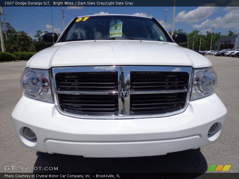 Bright White / Dark Slate Gray/Light Slate Gray 2007 Dodge Durango SLT