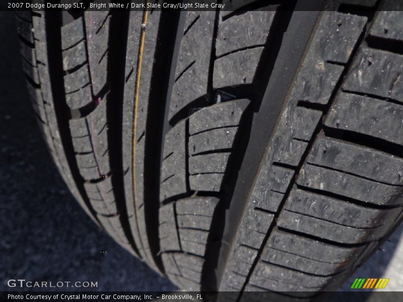 Bright White / Dark Slate Gray/Light Slate Gray 2007 Dodge Durango SLT