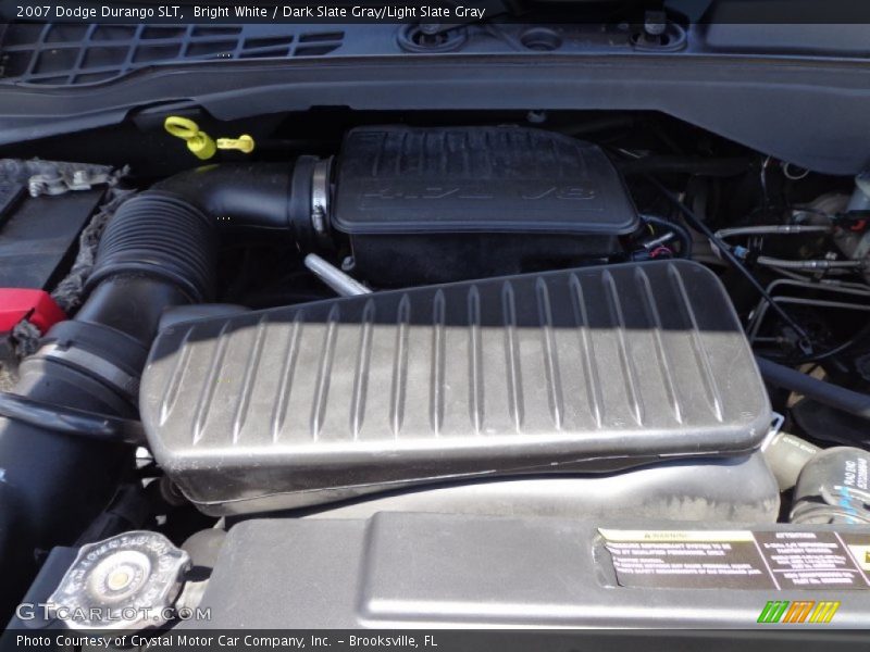 Bright White / Dark Slate Gray/Light Slate Gray 2007 Dodge Durango SLT