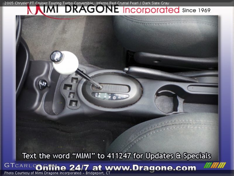 Inferno Red Crystal Pearl / Dark Slate Gray 2005 Chrysler PT Cruiser Touring Turbo Convertible