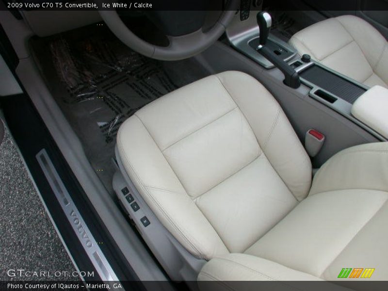 Ice White / Calcite 2009 Volvo C70 T5 Convertible