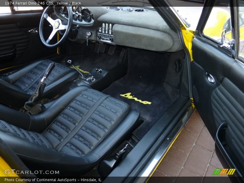 Front Seat of 1974 Dino 246 GTS