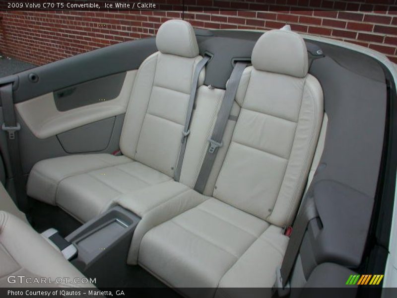 Rear Seat of 2009 C70 T5 Convertible