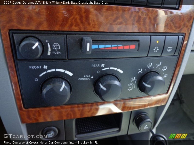 Bright White / Dark Slate Gray/Light Slate Gray 2007 Dodge Durango SLT