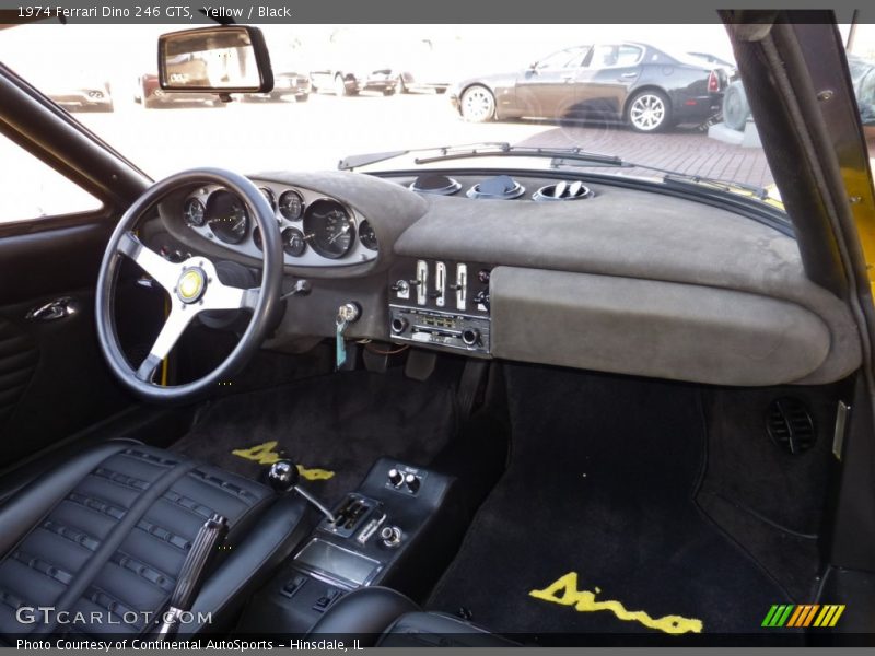 Dashboard of 1974 Dino 246 GTS