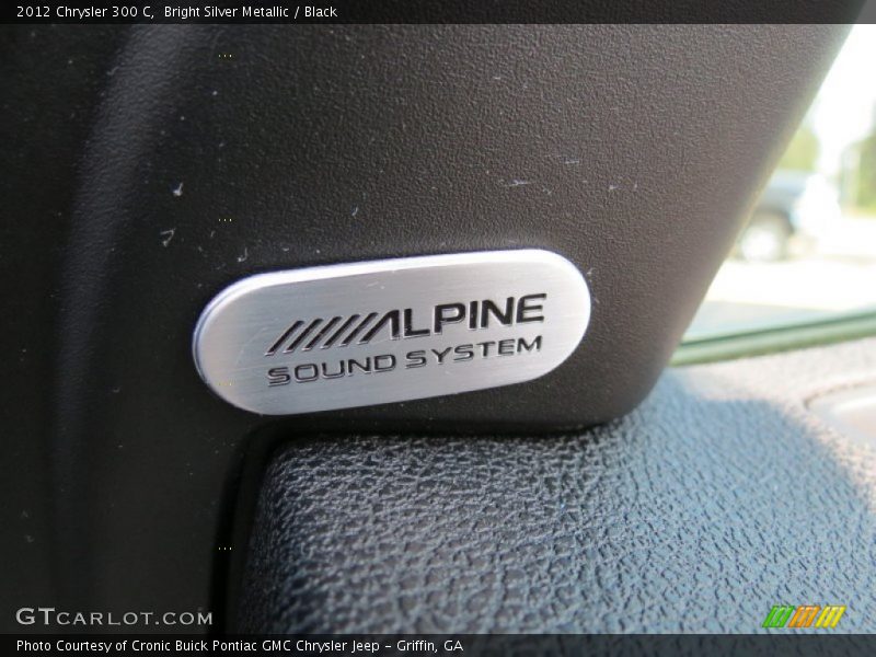 Bright Silver Metallic / Black 2012 Chrysler 300 C