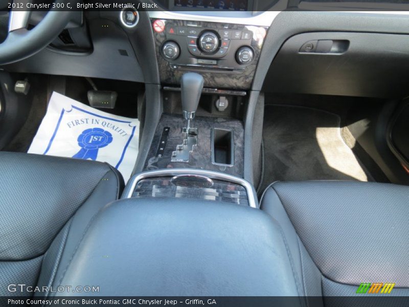 Bright Silver Metallic / Black 2012 Chrysler 300 C