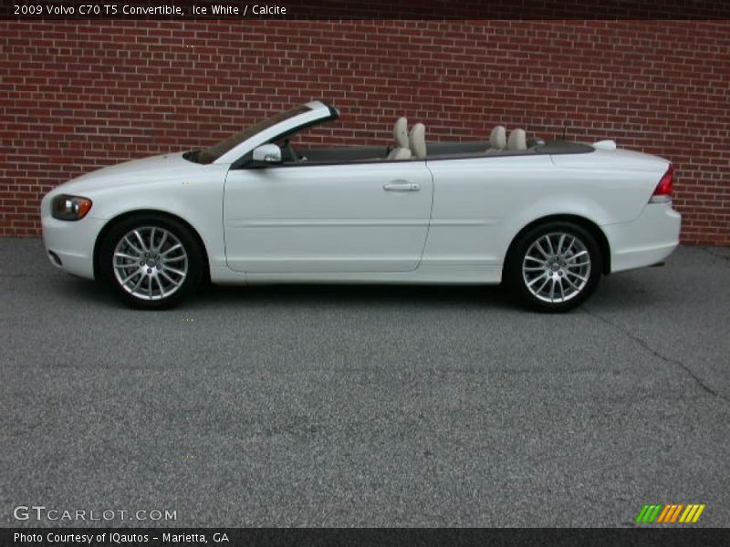  2009 C70 T5 Convertible Ice White