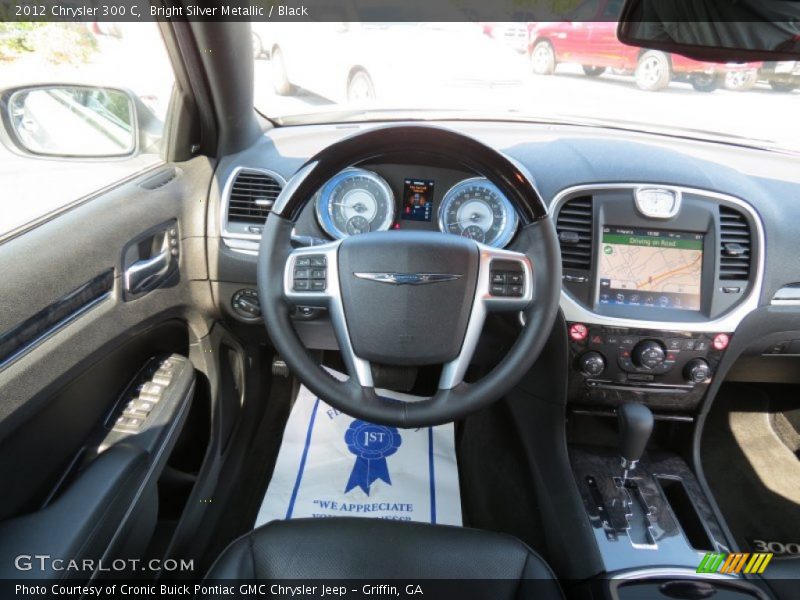 Bright Silver Metallic / Black 2012 Chrysler 300 C