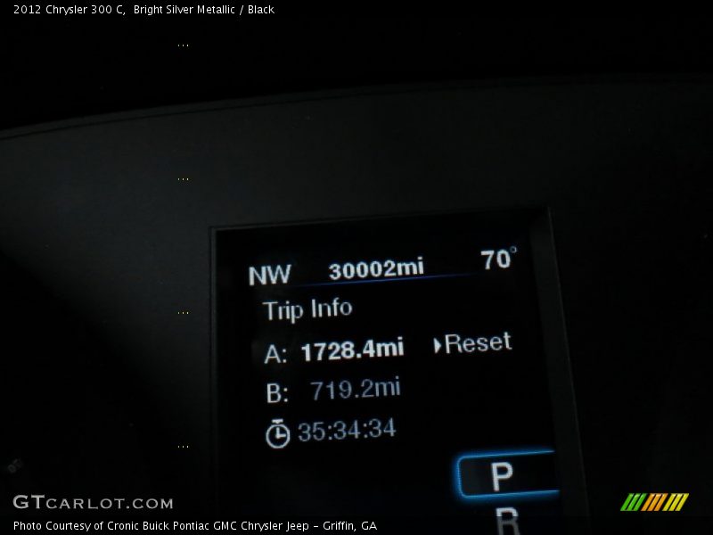 Bright Silver Metallic / Black 2012 Chrysler 300 C