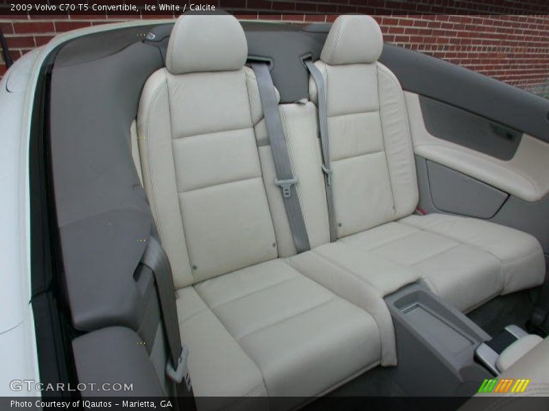 Rear Seat of 2009 C70 T5 Convertible