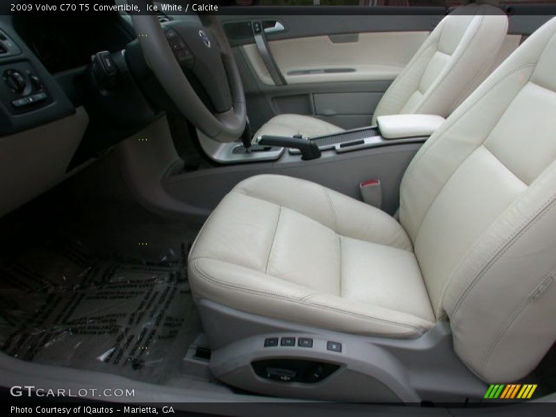 Ice White / Calcite 2009 Volvo C70 T5 Convertible