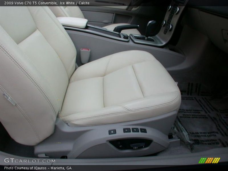 Ice White / Calcite 2009 Volvo C70 T5 Convertible