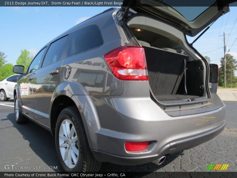 Storm Gray Pearl / Black/Light Frost Beige 2013 Dodge Journey SXT