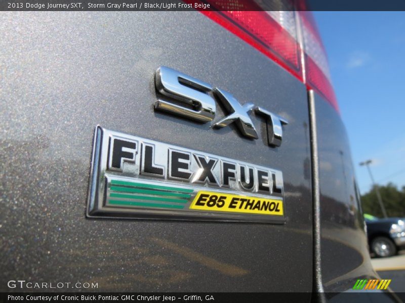 Storm Gray Pearl / Black/Light Frost Beige 2013 Dodge Journey SXT