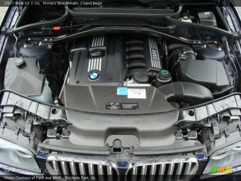 Monaco Blue Metallic / Sand Beige 2007 BMW X3 3.0si
