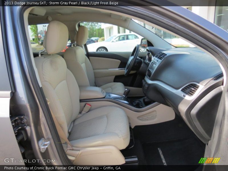Storm Gray Pearl / Black/Light Frost Beige 2013 Dodge Journey SXT
