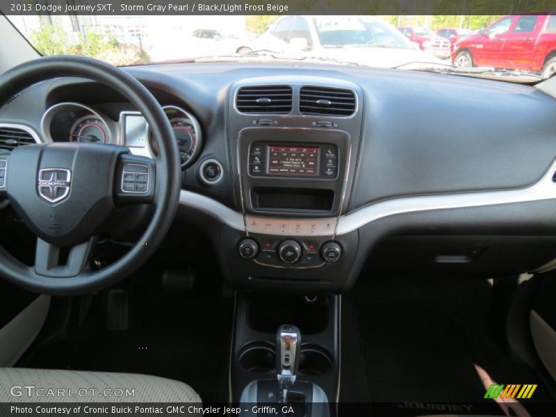 Storm Gray Pearl / Black/Light Frost Beige 2013 Dodge Journey SXT