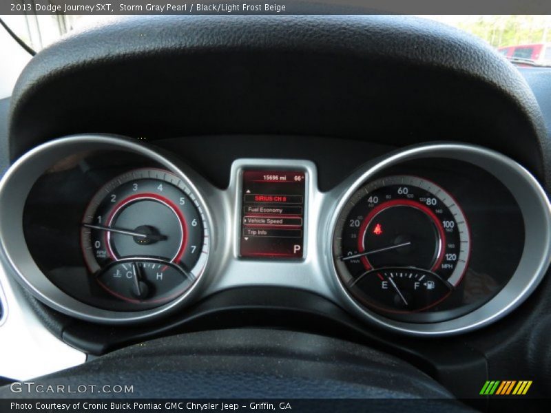 Storm Gray Pearl / Black/Light Frost Beige 2013 Dodge Journey SXT