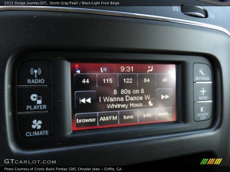 Storm Gray Pearl / Black/Light Frost Beige 2013 Dodge Journey SXT