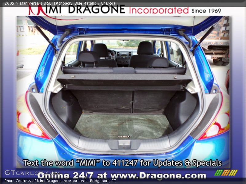 Blue Metallic / Charcoal 2009 Nissan Versa 1.8 SL Hatchback