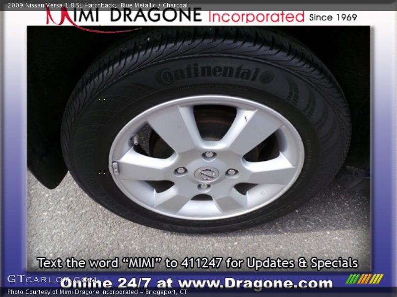 Blue Metallic / Charcoal 2009 Nissan Versa 1.8 SL Hatchback