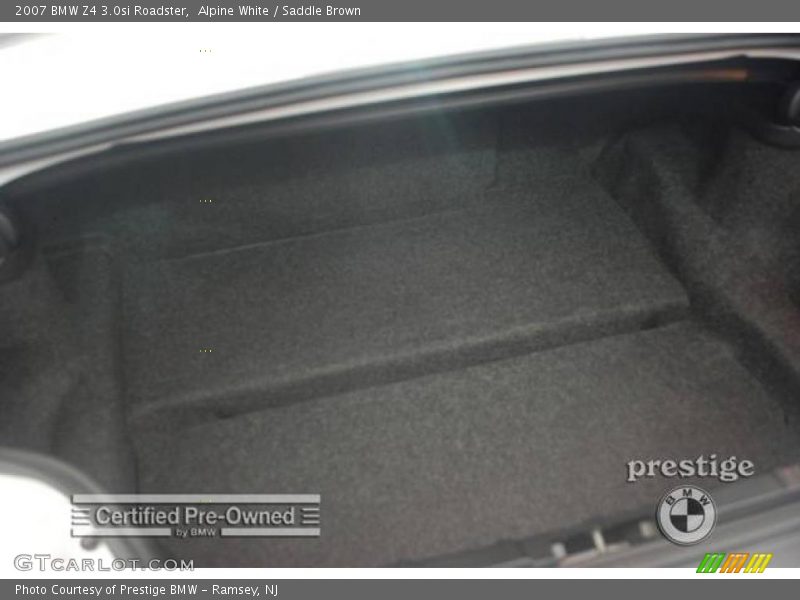 Alpine White / Saddle Brown 2007 BMW Z4 3.0si Roadster