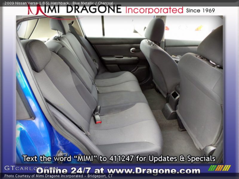 Blue Metallic / Charcoal 2009 Nissan Versa 1.8 SL Hatchback