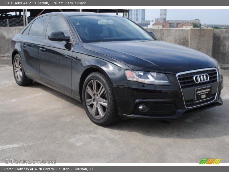 Brilliant Black / Black 2010 Audi A4 2.0T Sedan