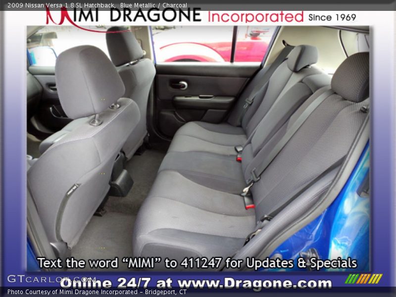 Blue Metallic / Charcoal 2009 Nissan Versa 1.8 SL Hatchback