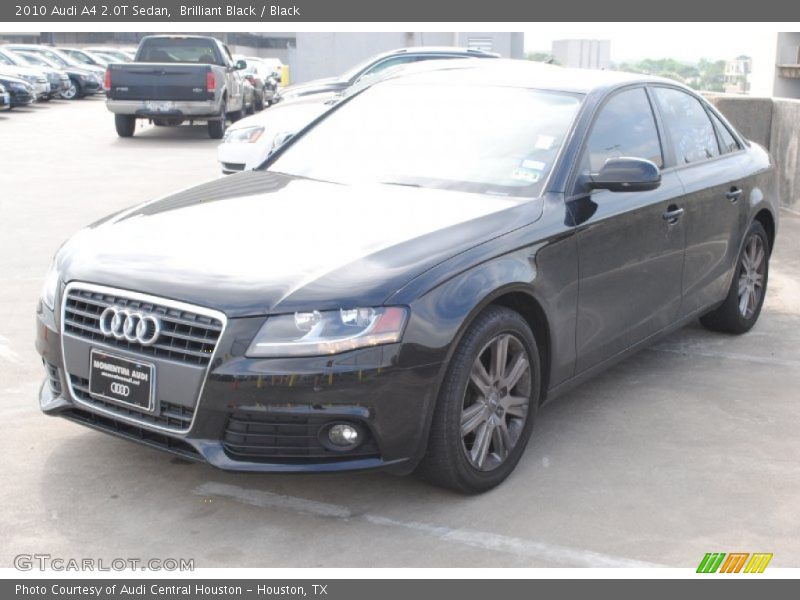 Brilliant Black / Black 2010 Audi A4 2.0T Sedan