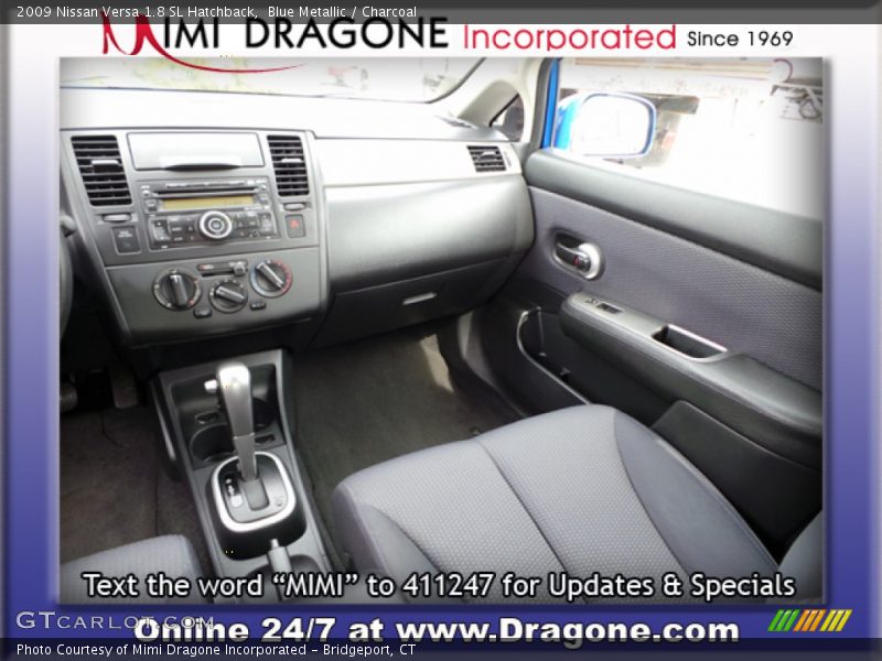 Blue Metallic / Charcoal 2009 Nissan Versa 1.8 SL Hatchback