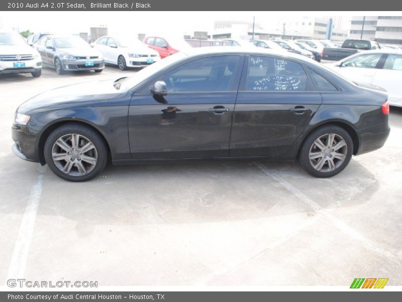 Brilliant Black / Black 2010 Audi A4 2.0T Sedan