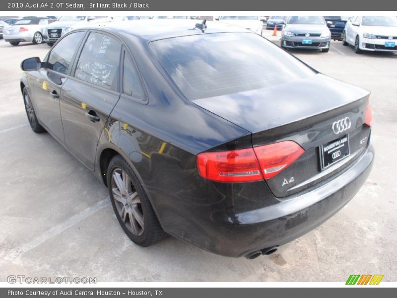 Brilliant Black / Black 2010 Audi A4 2.0T Sedan