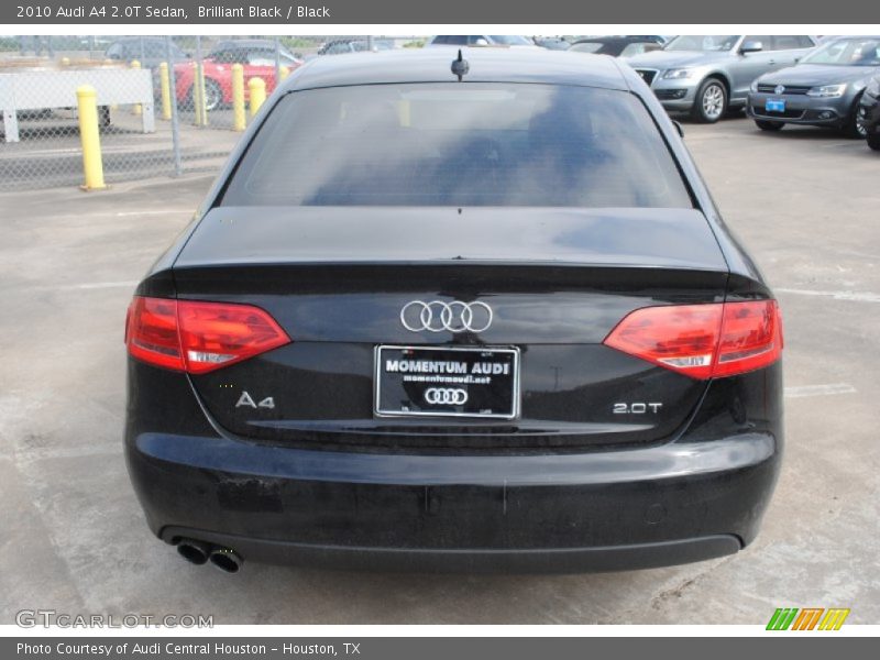 Brilliant Black / Black 2010 Audi A4 2.0T Sedan