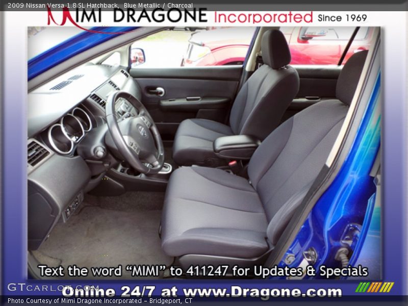 Blue Metallic / Charcoal 2009 Nissan Versa 1.8 SL Hatchback