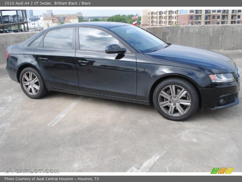 Brilliant Black / Black 2010 Audi A4 2.0T Sedan