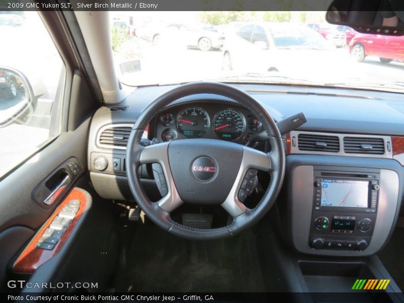 Silver Birch Metallic / Ebony 2009 GMC Yukon SLT