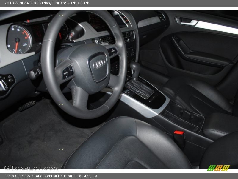 Brilliant Black / Black 2010 Audi A4 2.0T Sedan