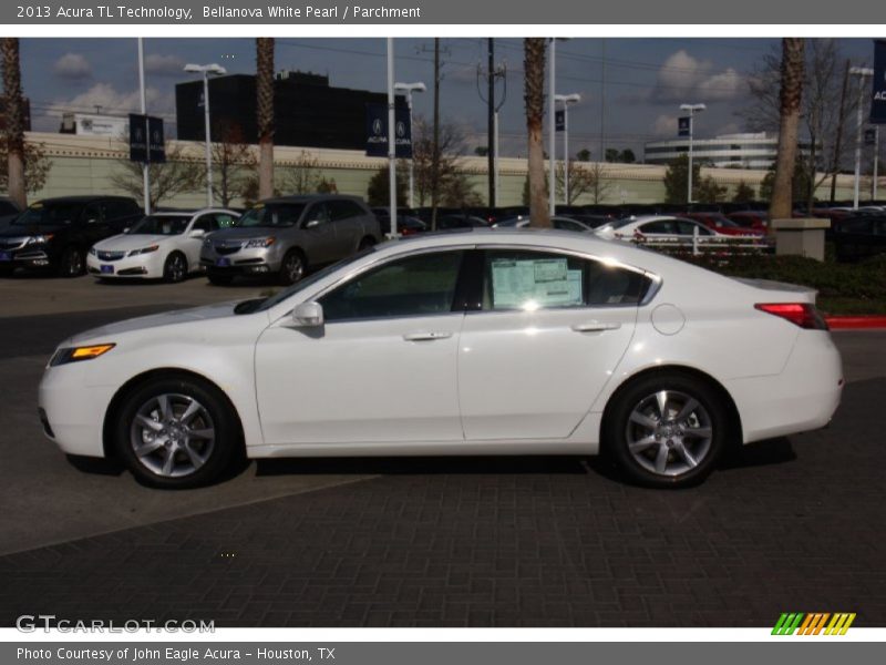 Bellanova White Pearl / Parchment 2013 Acura TL Technology