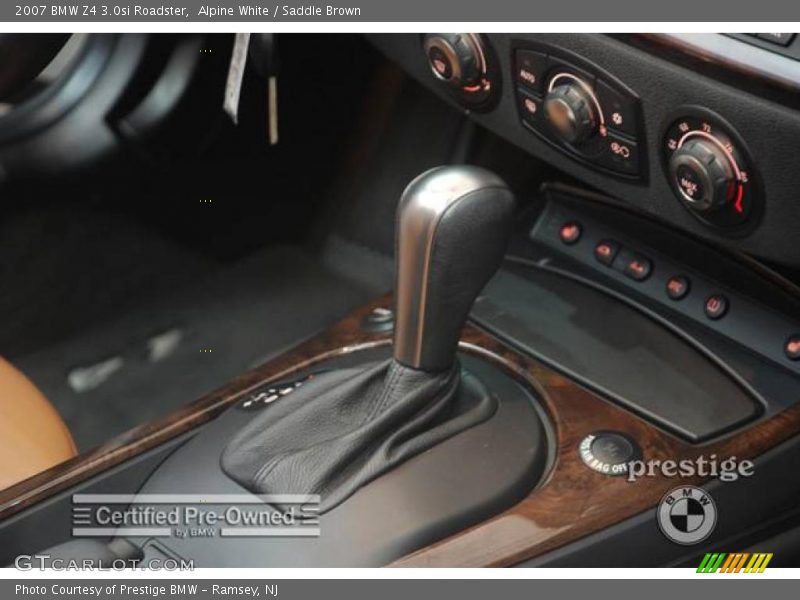 Alpine White / Saddle Brown 2007 BMW Z4 3.0si Roadster