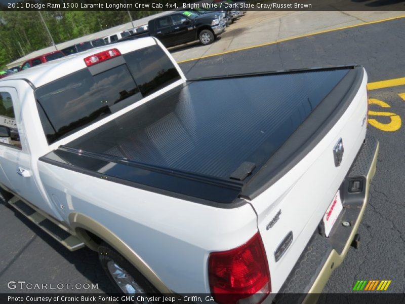 Bright White / Dark Slate Gray/Russet Brown 2011 Dodge Ram 1500 Laramie Longhorn Crew Cab 4x4