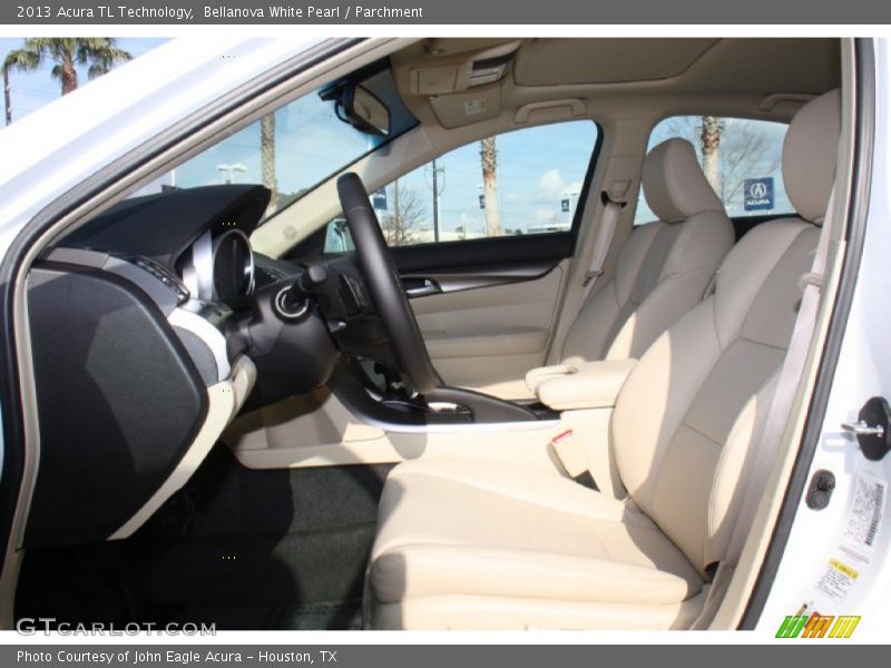 Front Seat of 2013 TL Technology