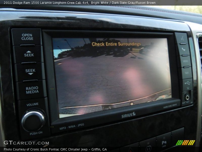 Bright White / Dark Slate Gray/Russet Brown 2011 Dodge Ram 1500 Laramie Longhorn Crew Cab 4x4