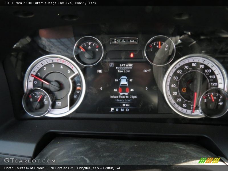 Black / Black 2013 Ram 2500 Laramie Mega Cab 4x4