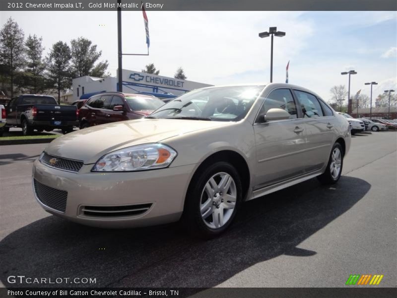 Gold Mist Metallic / Ebony 2012 Chevrolet Impala LT