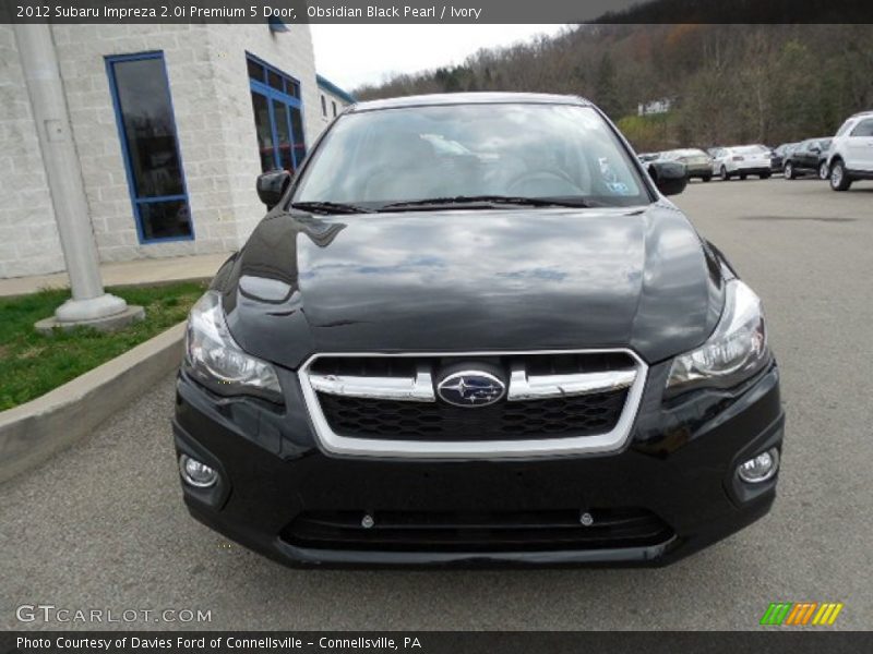 Obsidian Black Pearl / Ivory 2012 Subaru Impreza 2.0i Premium 5 Door