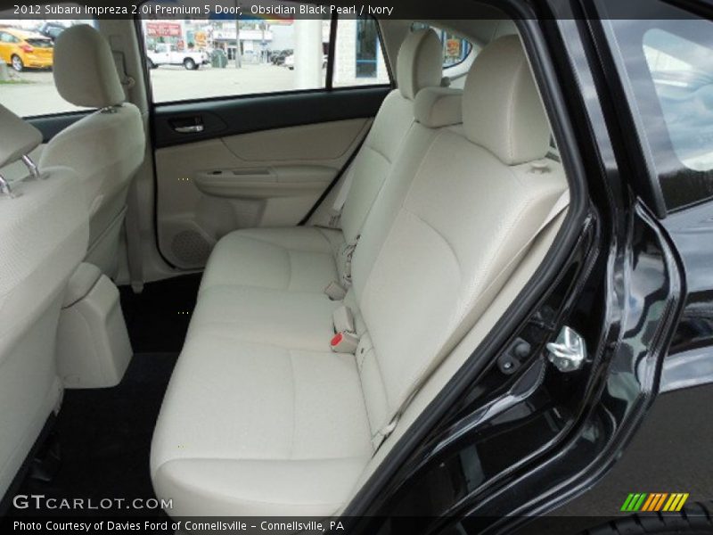Obsidian Black Pearl / Ivory 2012 Subaru Impreza 2.0i Premium 5 Door